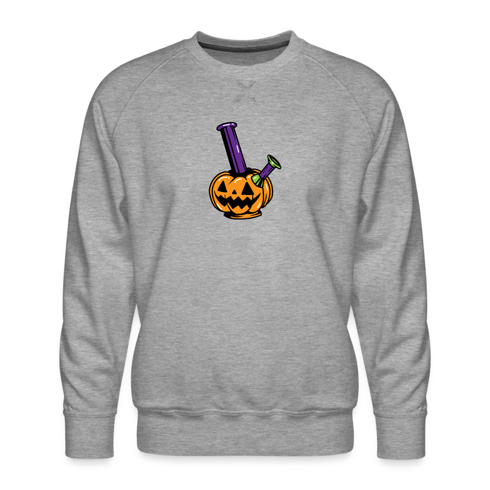 Pumpkin Bong Premium Sweatshirt - heather grey