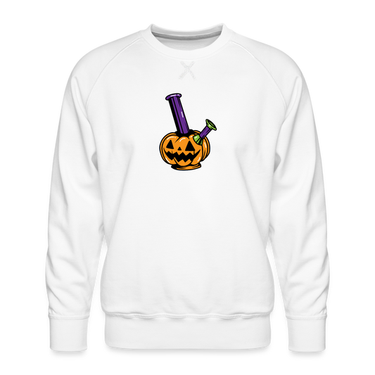 Pumpkin Bong Premium Sweatshirt - white