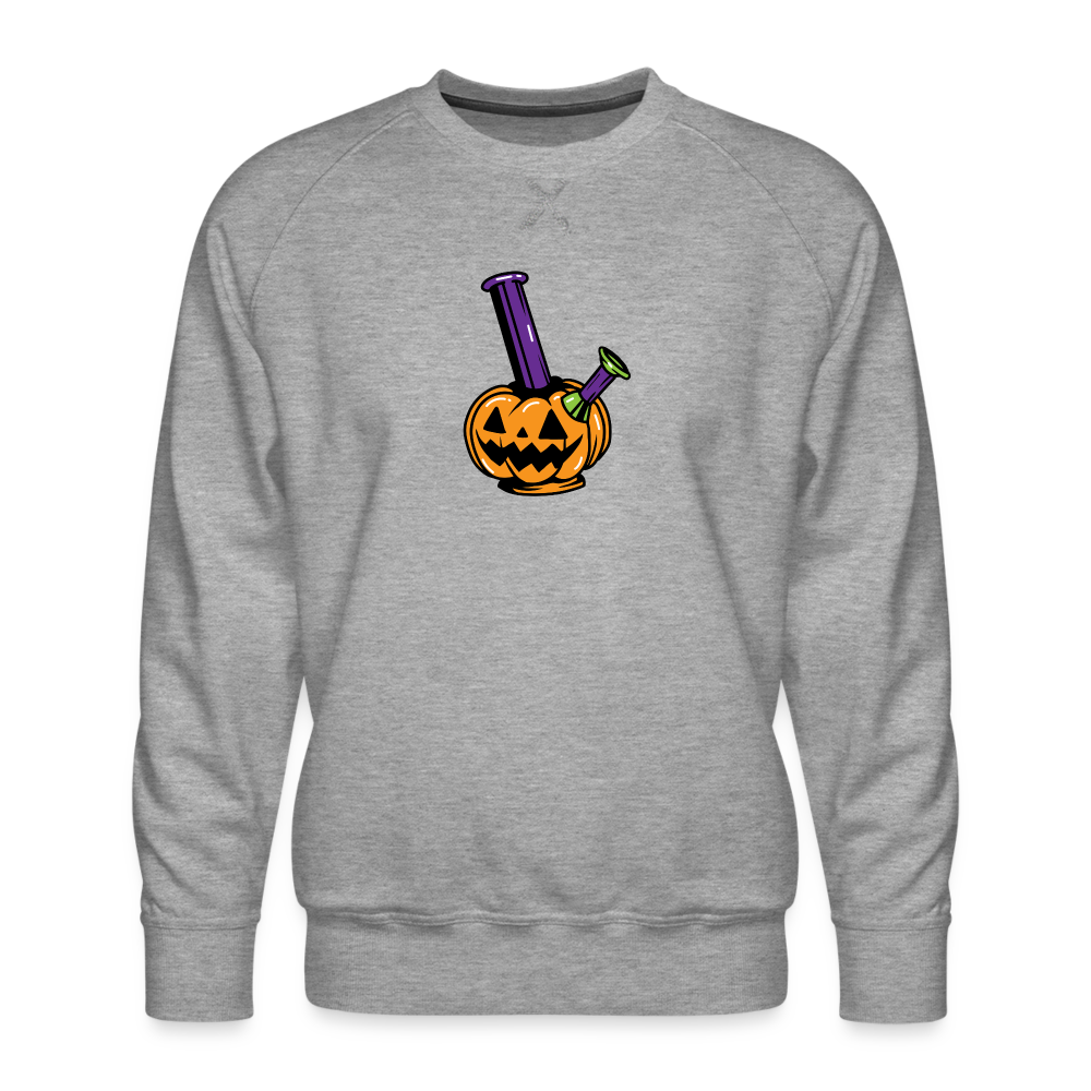 Pumpkin Bong Premium Sweatshirt - heather grey
