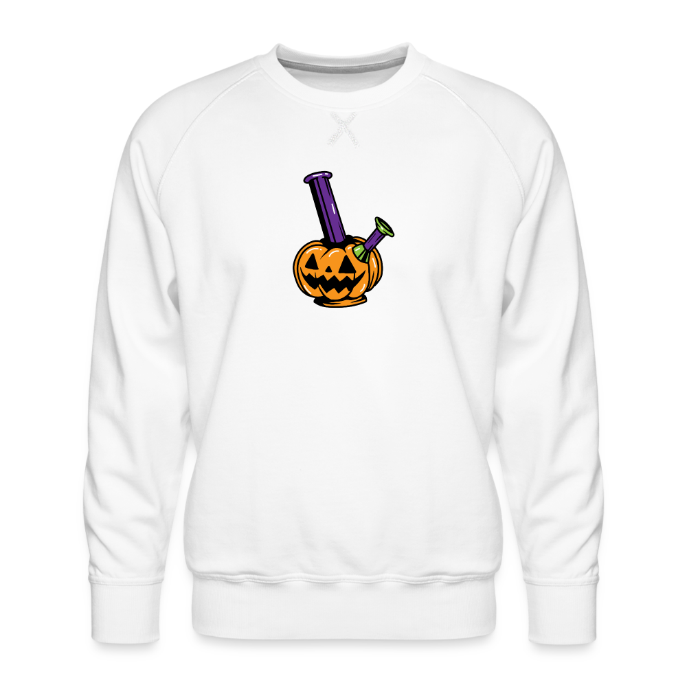 Pumpkin Bong Premium Sweatshirt - white
