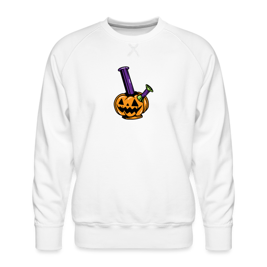 Pumpkin Bong Premium Sweatshirt - white