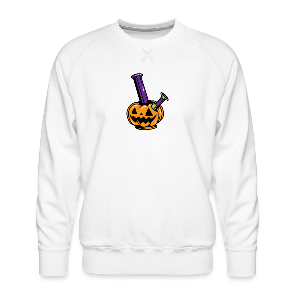 Pumpkin Bong Premium Sweatshirt - white