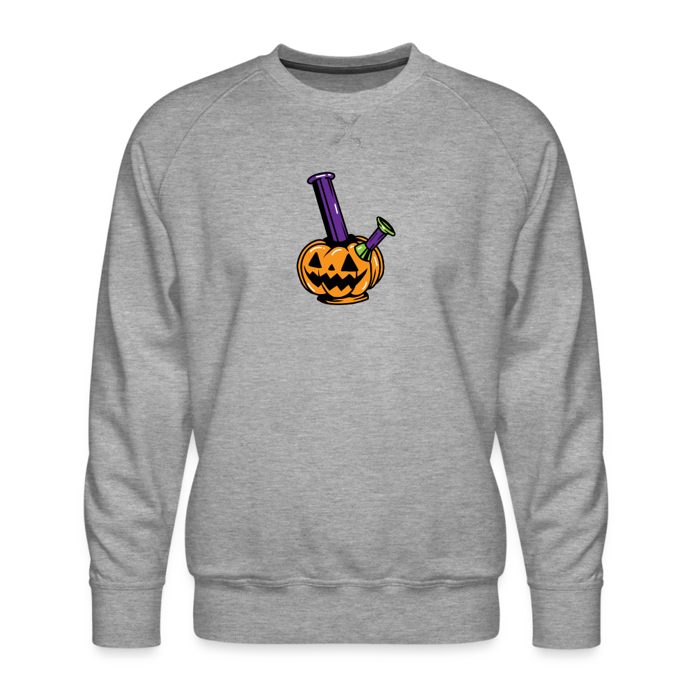 Pumpkin Bong Premium Sweatshirt - heather grey