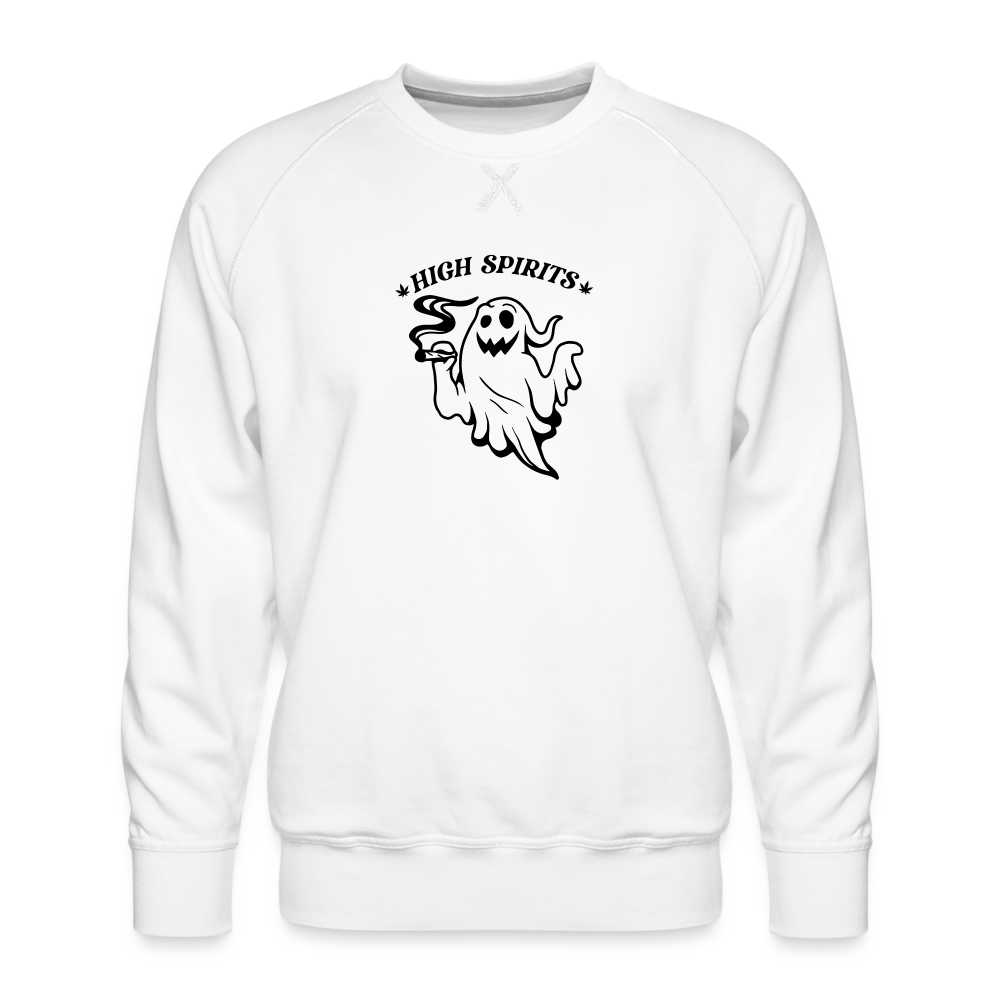 High Spirits Premium Sweatshirt - white