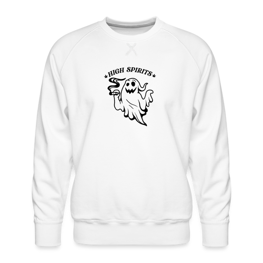 High Spirits Premium Sweatshirt - white