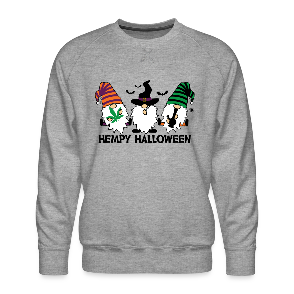 Hempy Halloween Premium Sweatshirt - heather grey