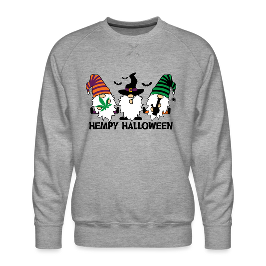 Hempy Halloween Premium Sweatshirt - heather grey