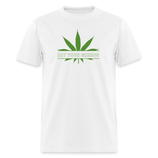 Eat Your Greens T-Shirt - white