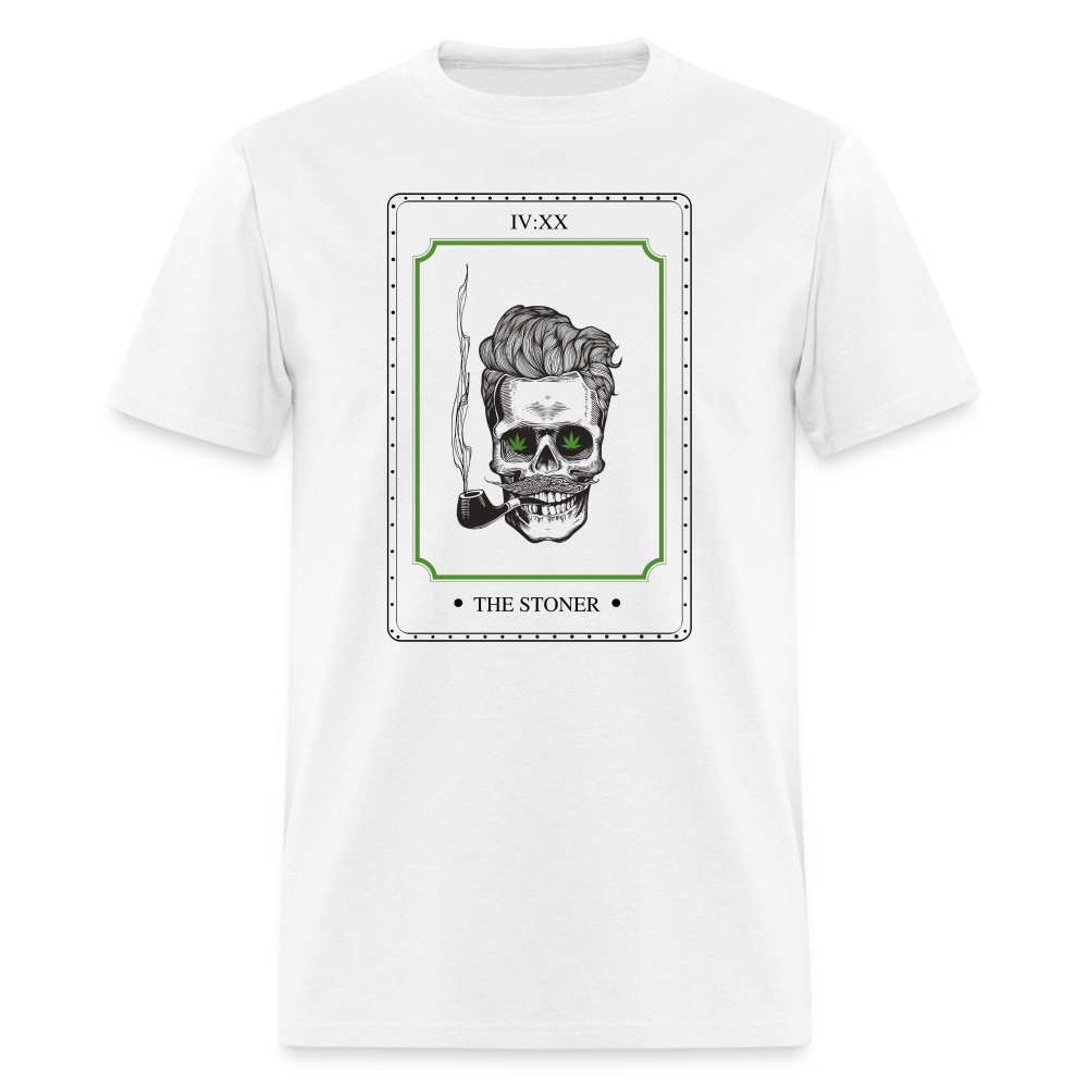 The Stoner Tarot Card T-Shirt - white