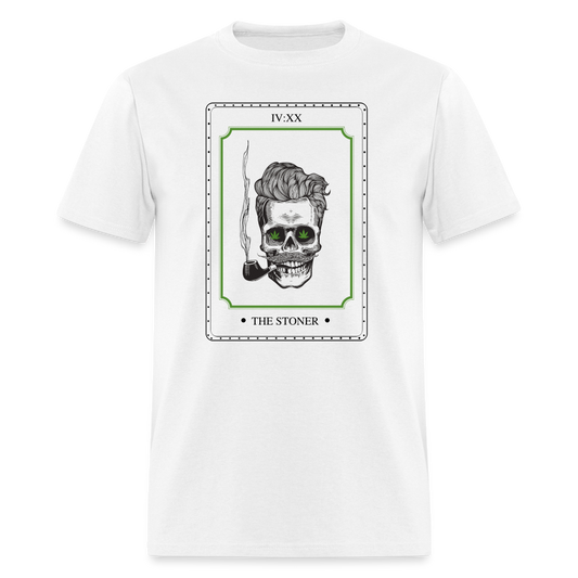 The Stoner Tarot Card T-Shirt - white