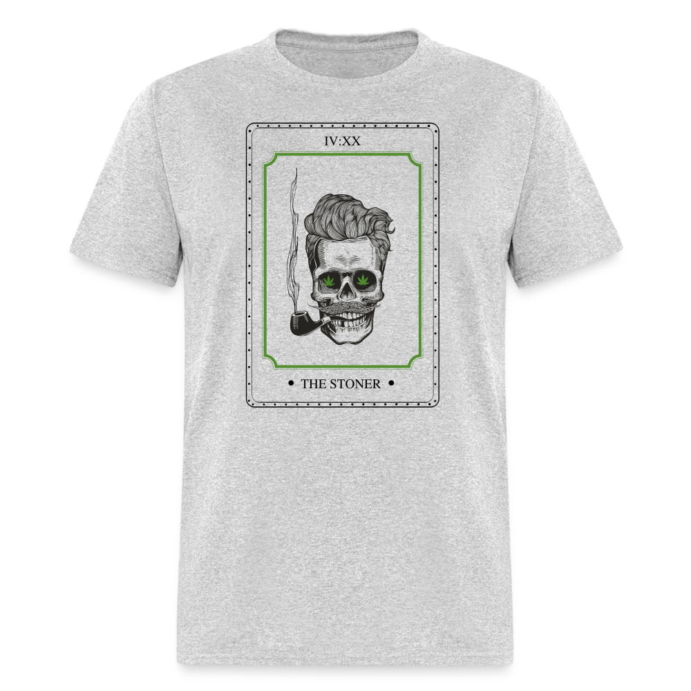 The Stoner Tarot Card T-Shirt - heather gray