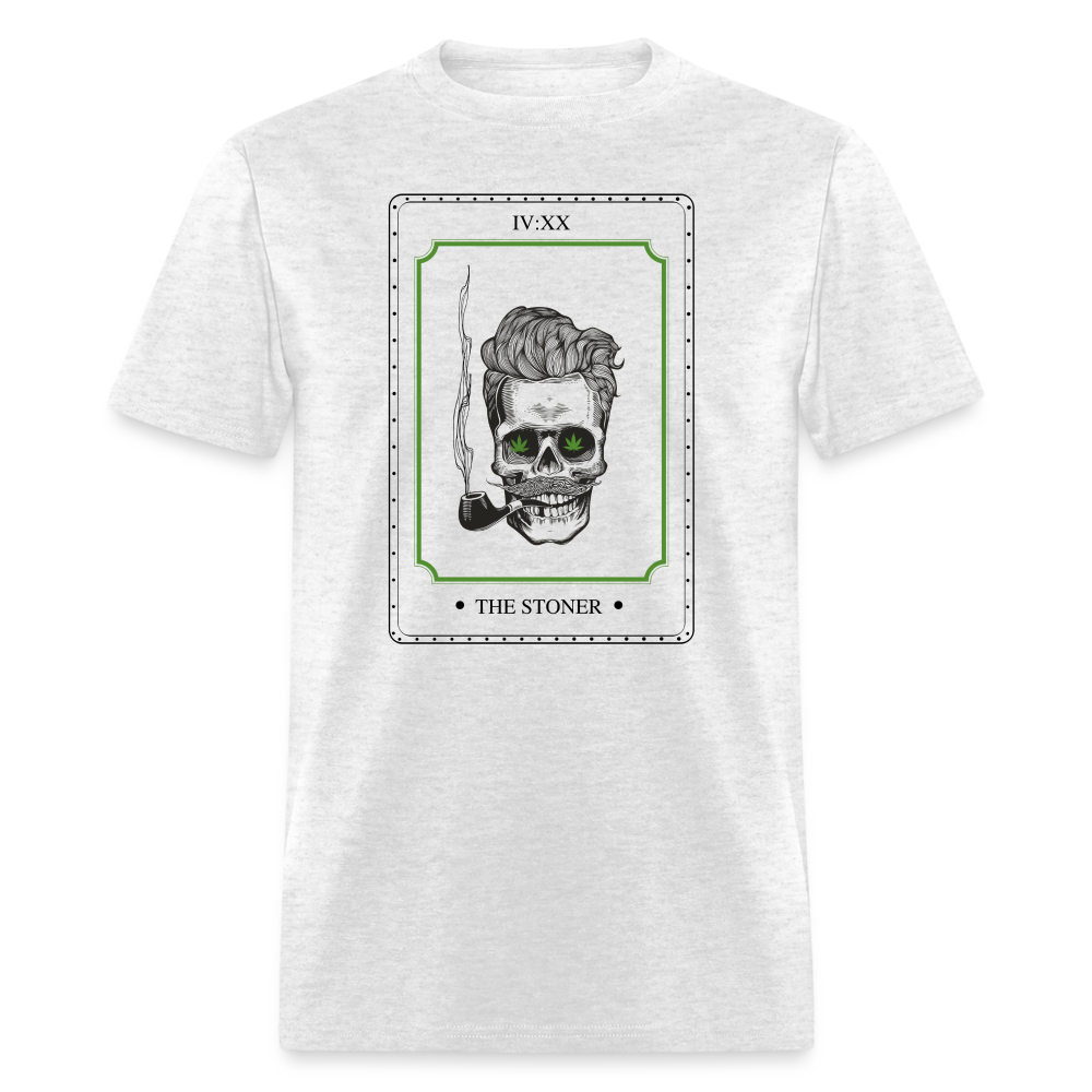 The Stoner Tarot Card T-Shirt - light heather gray