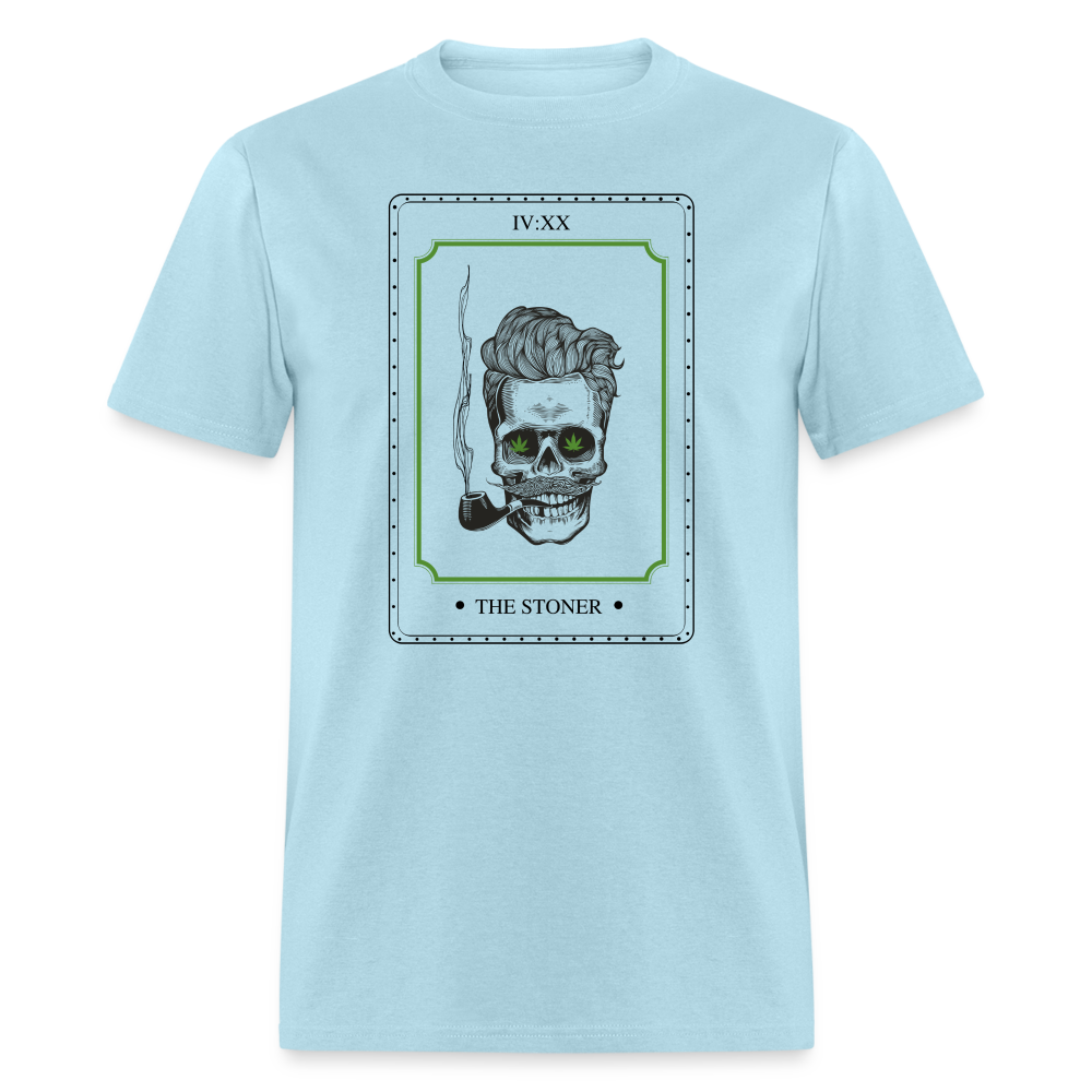 The Stoner Tarot Card T-Shirt - powder blue