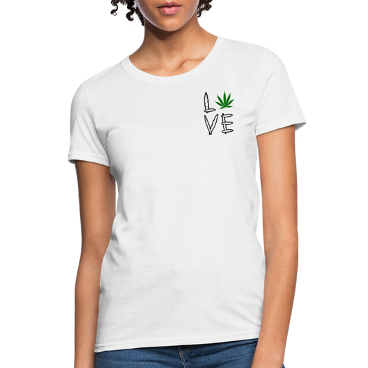 Love Cannabis Women's T-Shirt - white