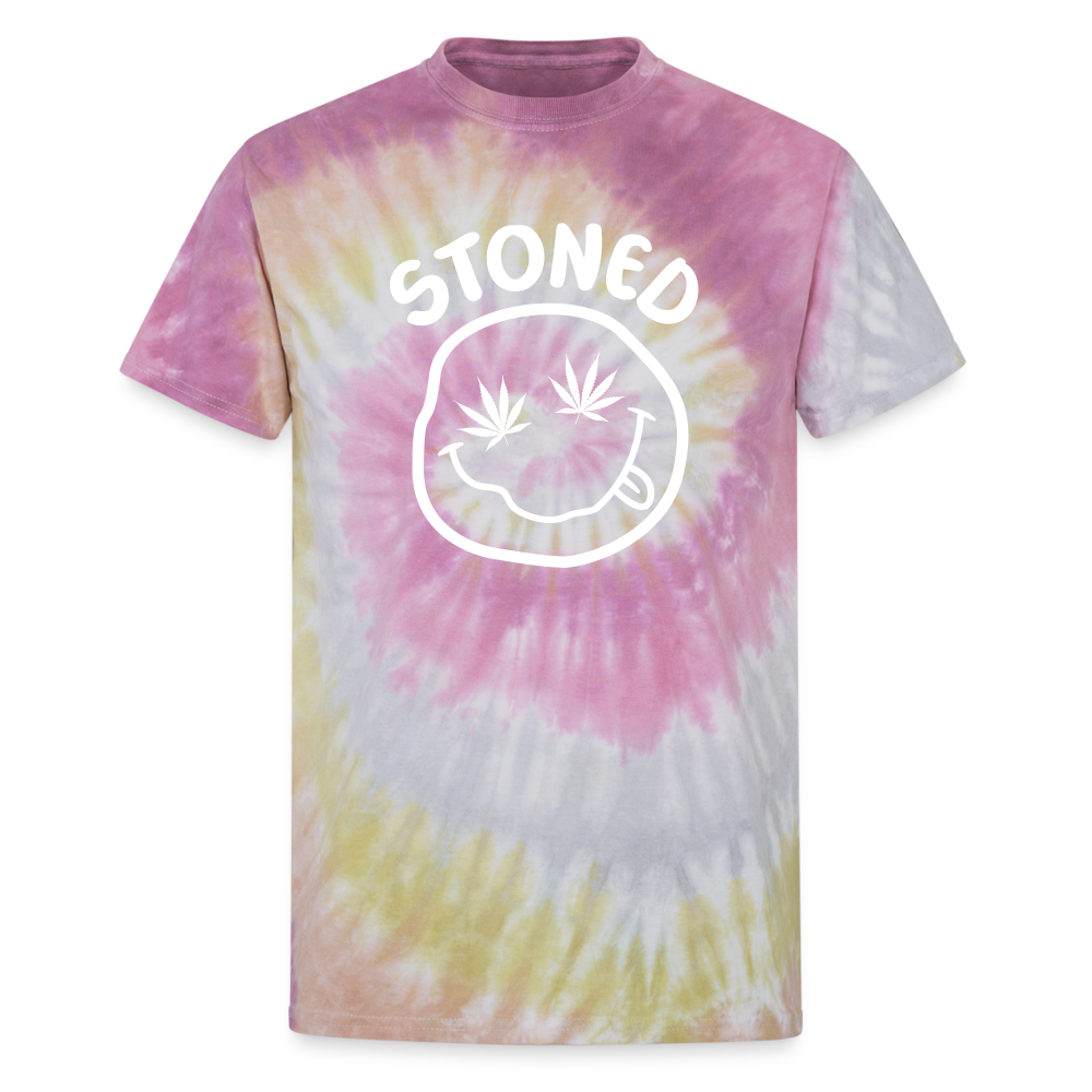 Stoned Tie Dye T-Shirt - Desert Rose