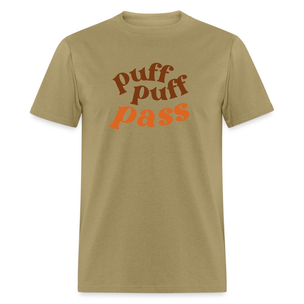 Puff Puff Pass Classic T-Shirt - khaki