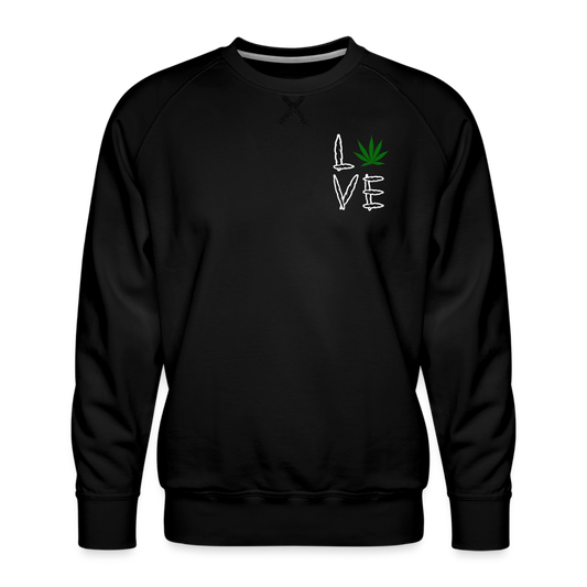 Love Cannabis Premium Crewneck - black