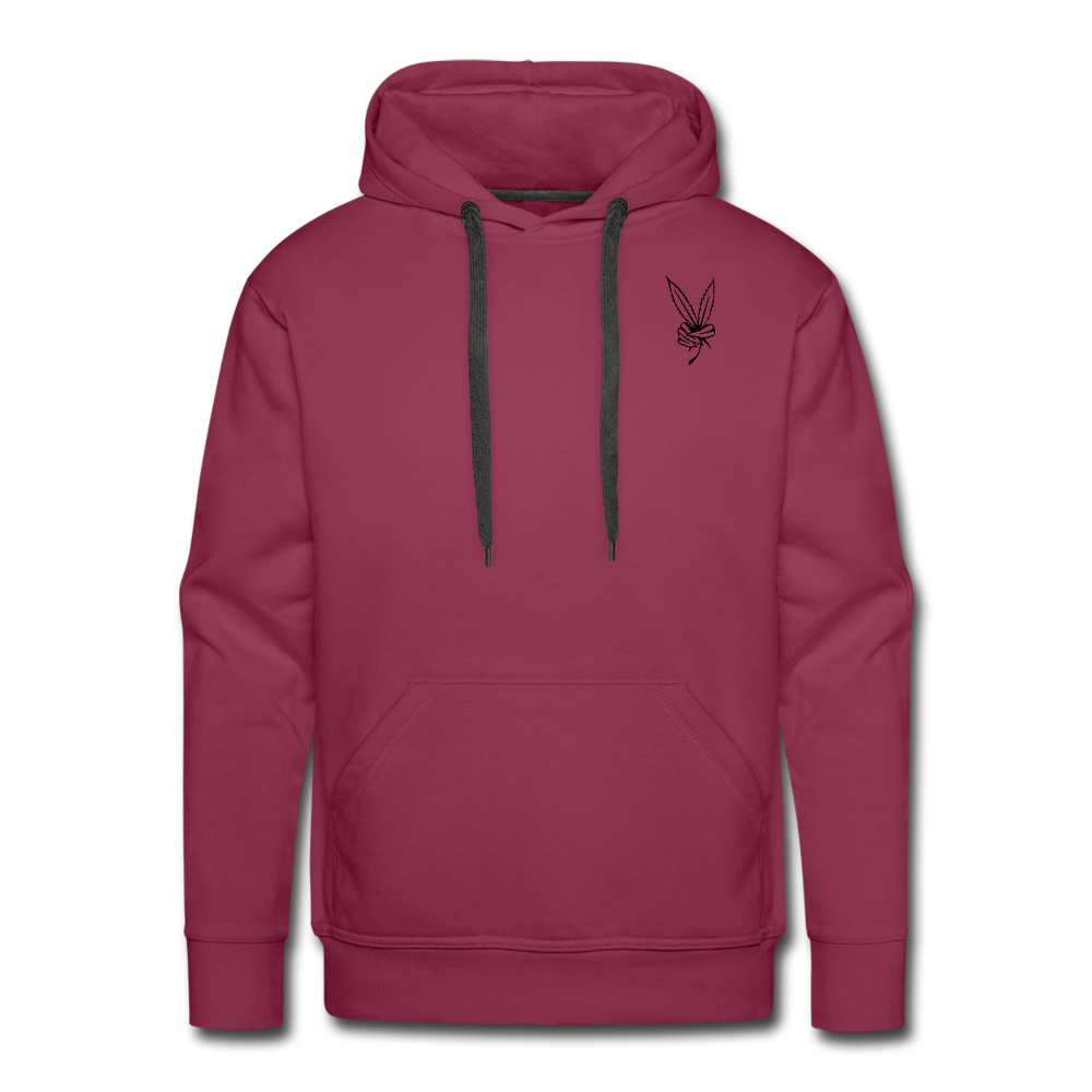 CannaPeace Hoodie - burgundy