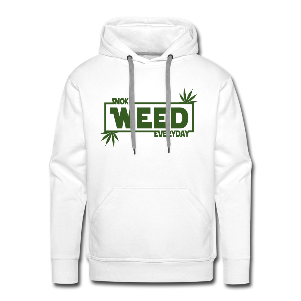 Smoke Weed Everyday Hoodie - white