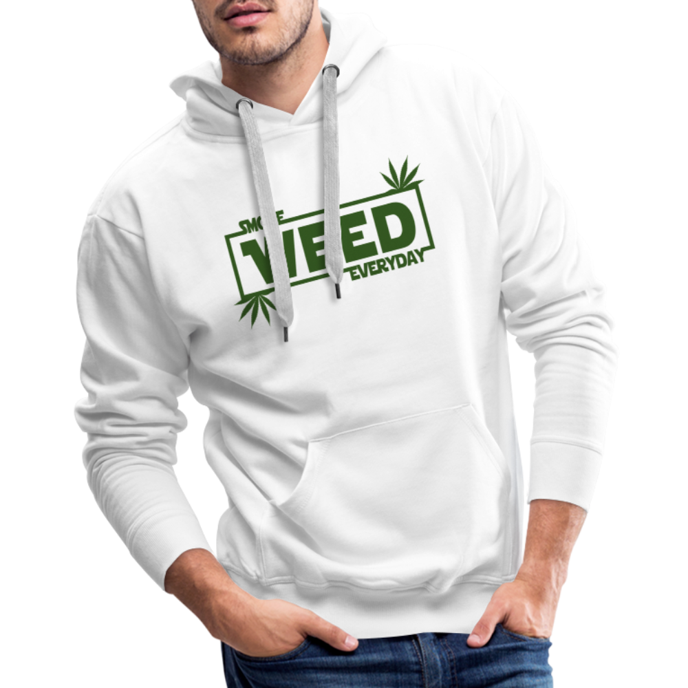 Smoke Weed Everyday Hoodie - white