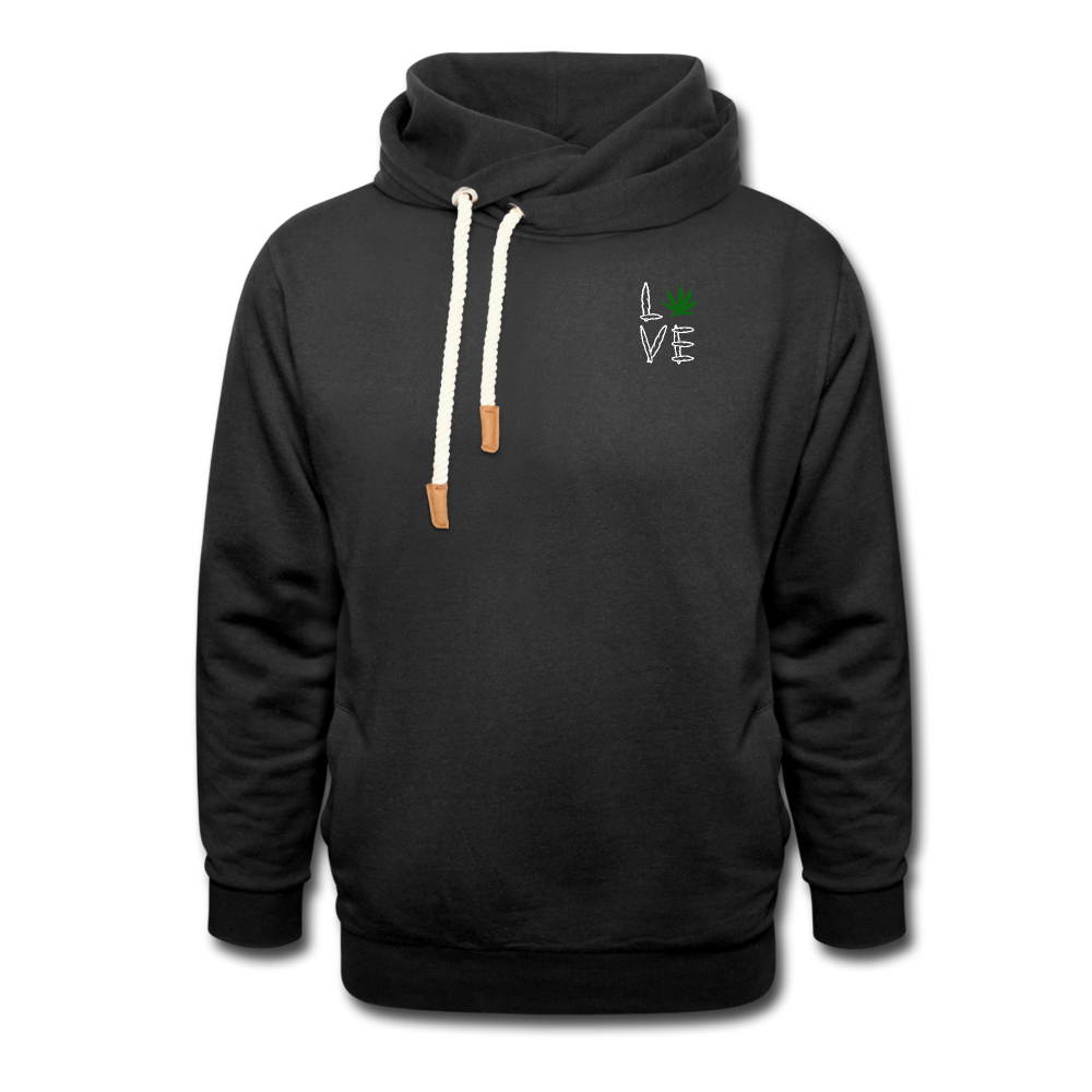 Love Cannabis Hoodie - black