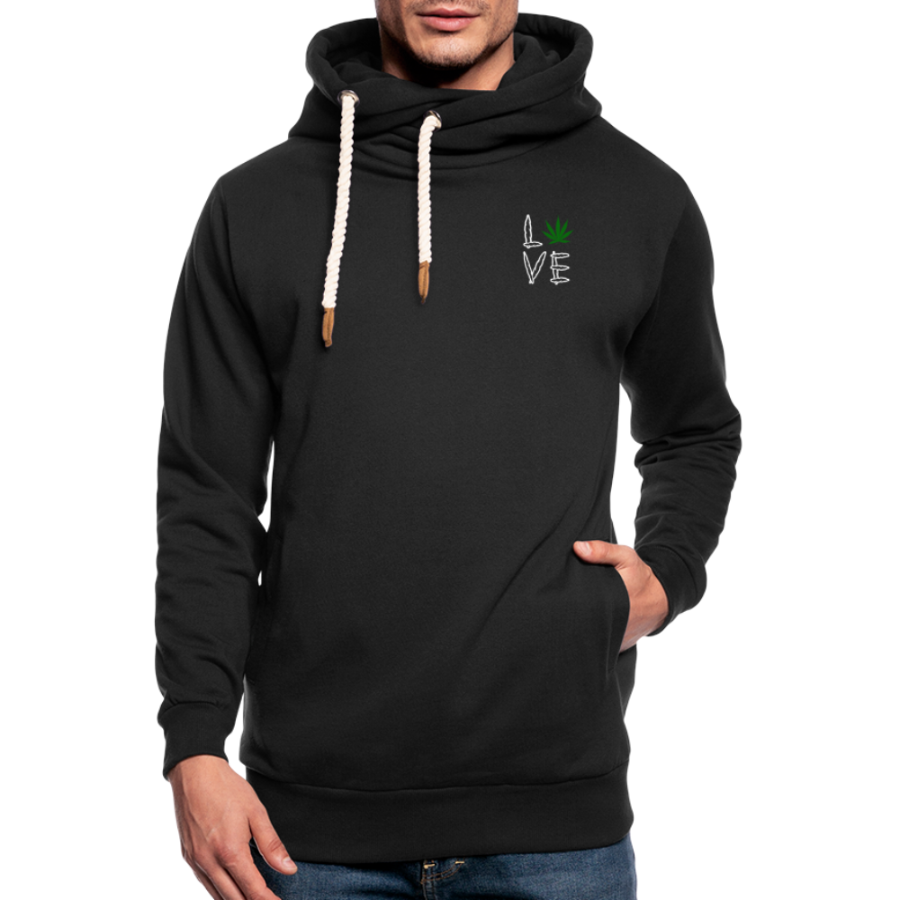 Love Cannabis Hoodie - black