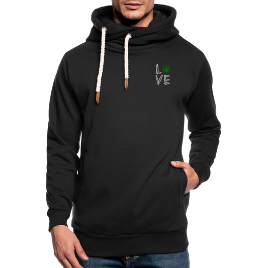 Love Cannabis Hoodie - black