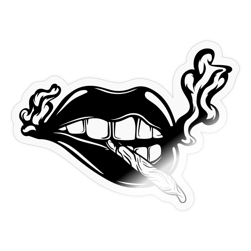 Burnout Sticker - transparent glossy