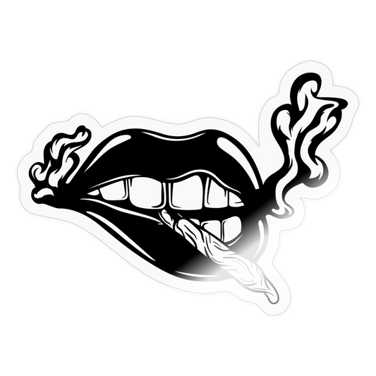 Burnout Sticker - transparent glossy