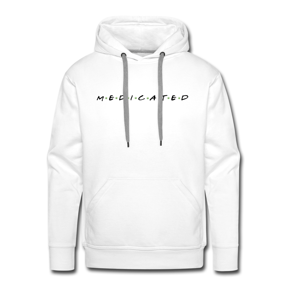 Medicated Premium Hoodie - white