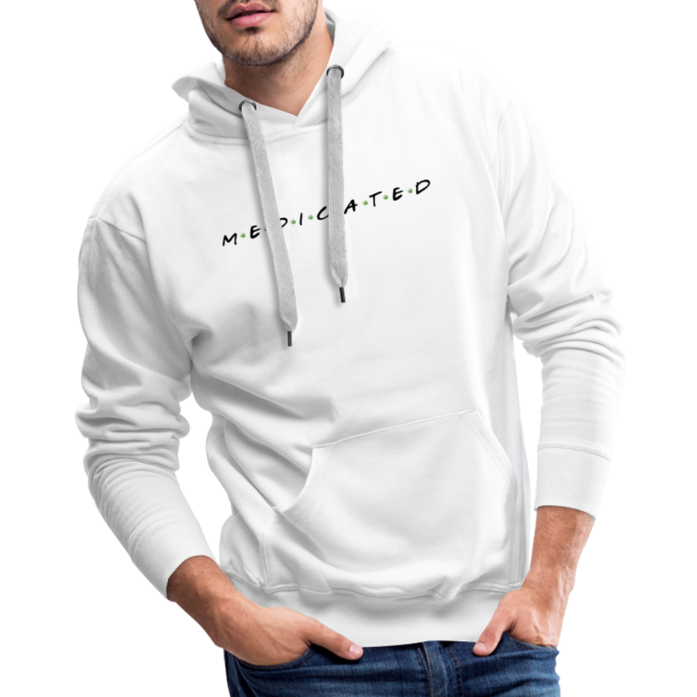 Medicated Premium Hoodie - white