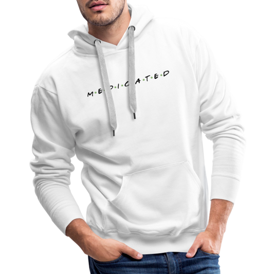 Medicated Premium Hoodie - white