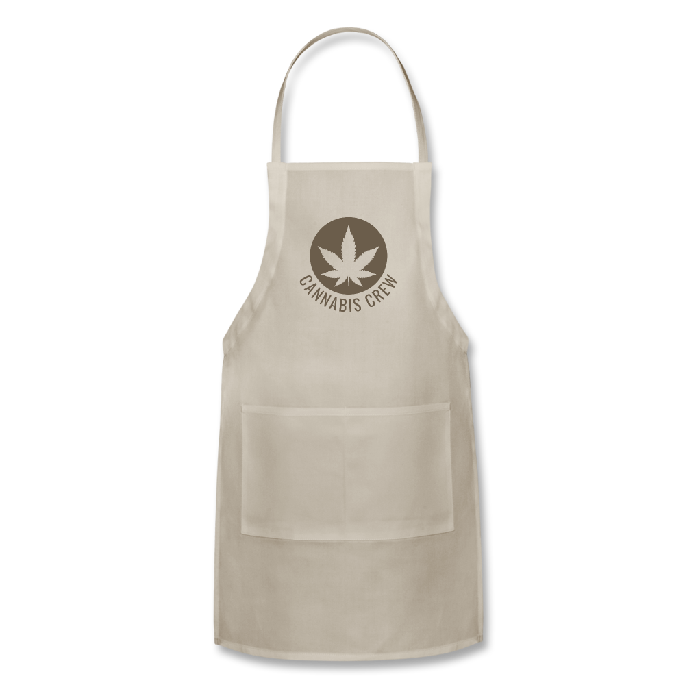 Cannabis Crew Adjustable Apron - natural