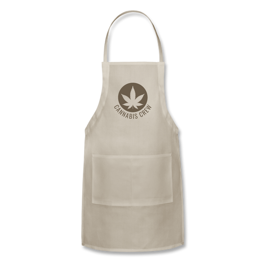 Cannabis Crew Adjustable Apron - natural