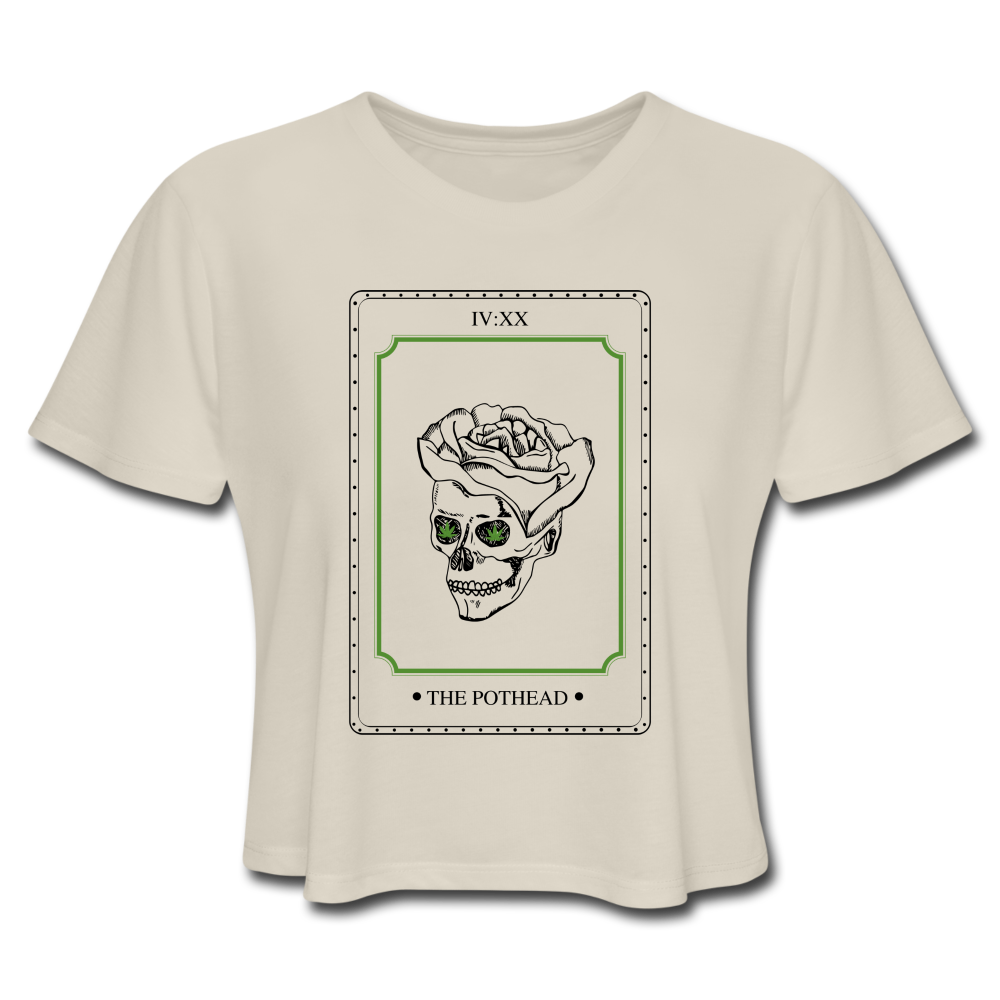 The Pothead Cropped T-Shirt - dust