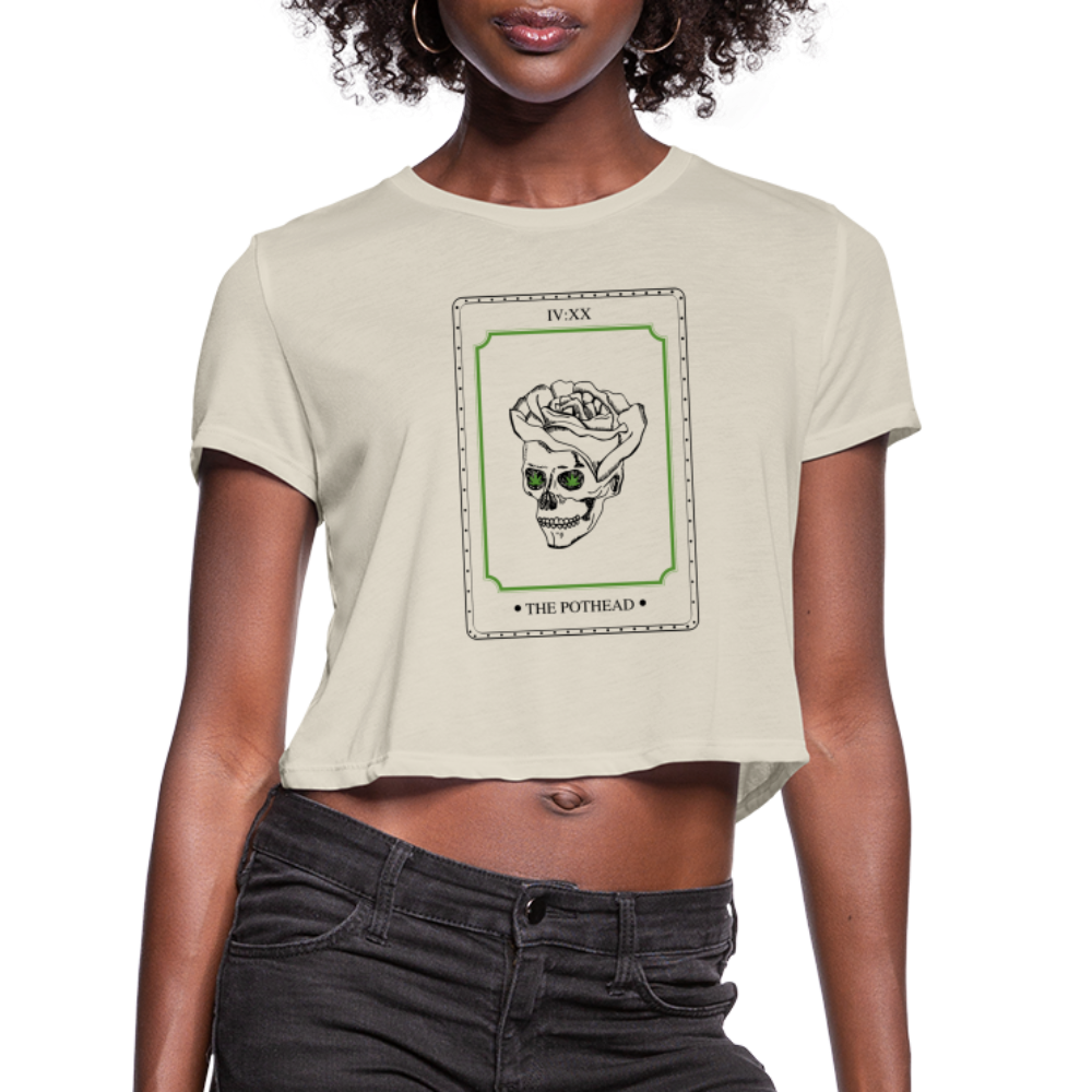 The Pothead Cropped T-Shirt - dust