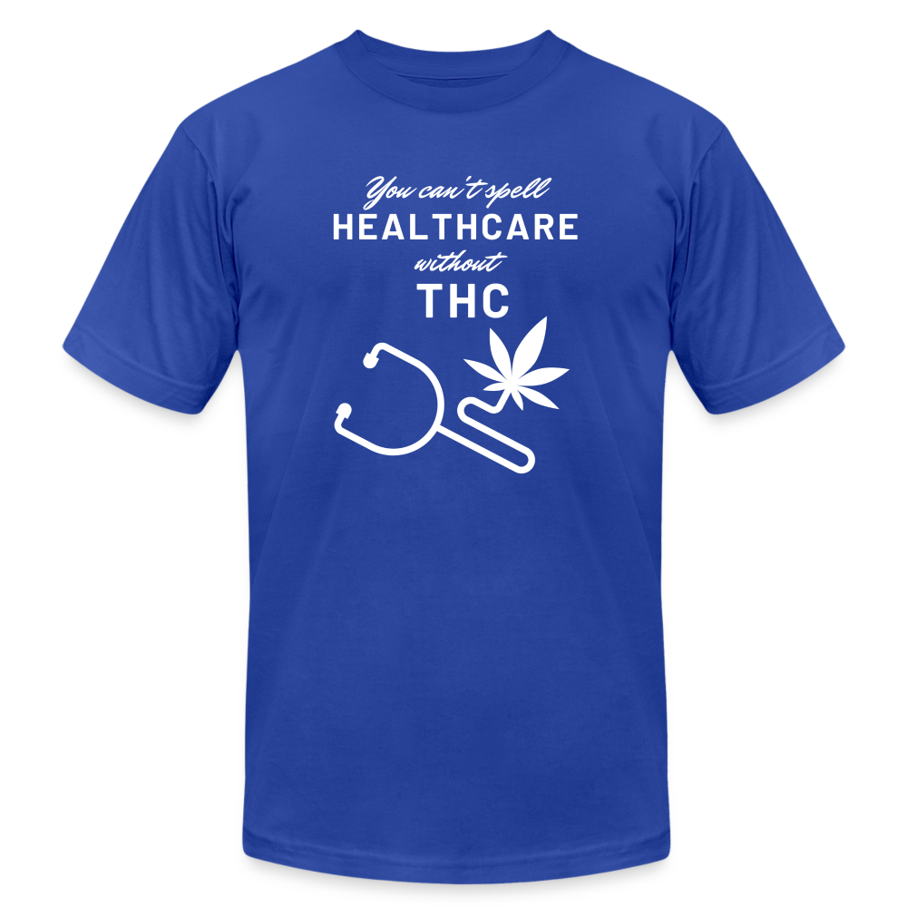 You can't spell HealTHCare without THC - royal blue