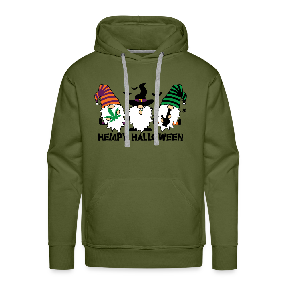 Hempy Halloween Premium Hoodie - olive green