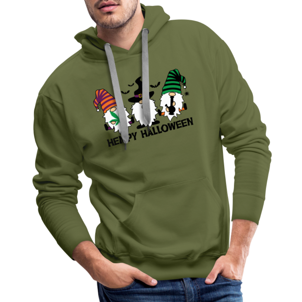 Hempy Halloween Premium Hoodie - olive green