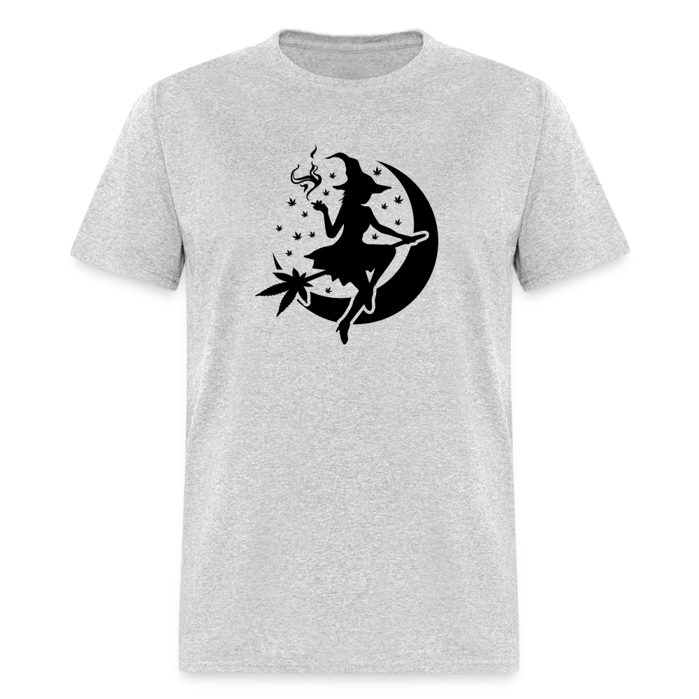 Witch and Moon Halloweed Unisex Classic T-Shirt - heather gray