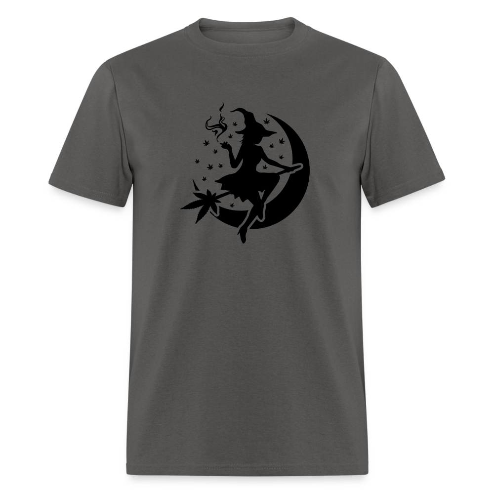 Witch and Moon Halloweed Unisex Classic T-Shirt - charcoal