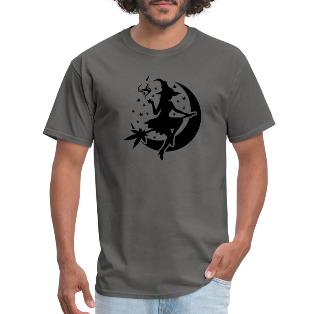 Witch and Moon Halloweed Unisex Classic T-Shirt - charcoal