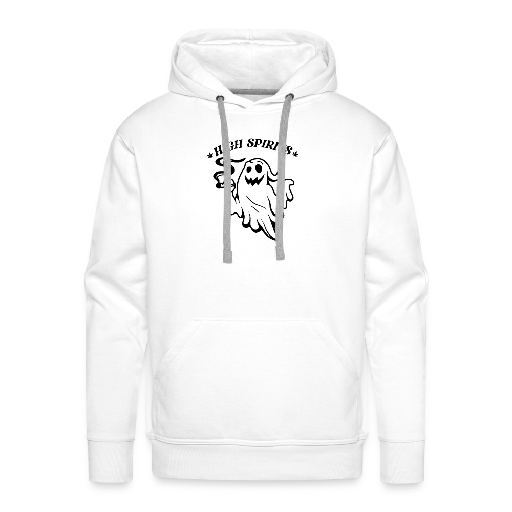 High Spirits Premium Hoodie - white