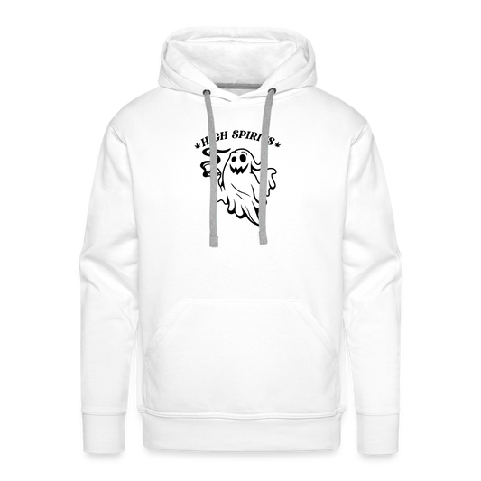 High Spirits Premium Hoodie - white