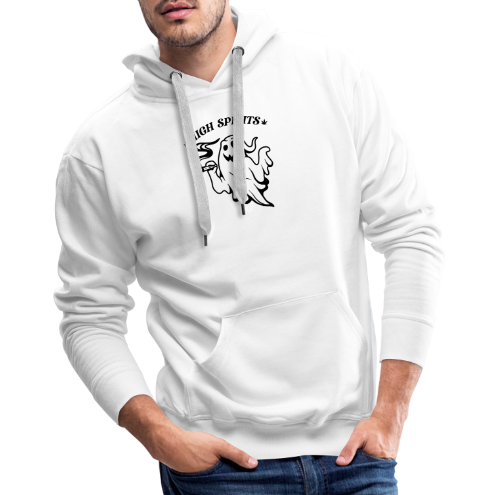 High Spirits Premium Hoodie - white