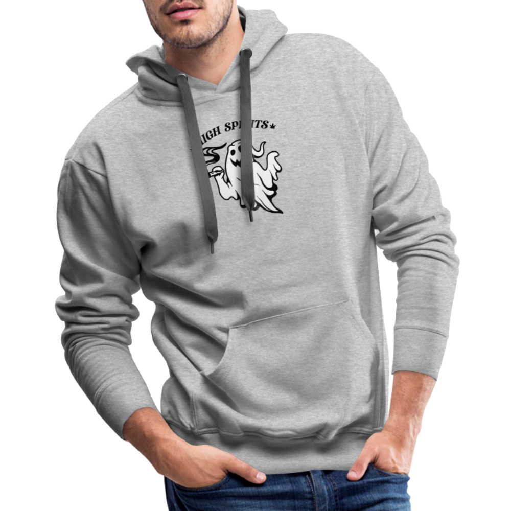 High Spirits Premium Hoodie - heather grey