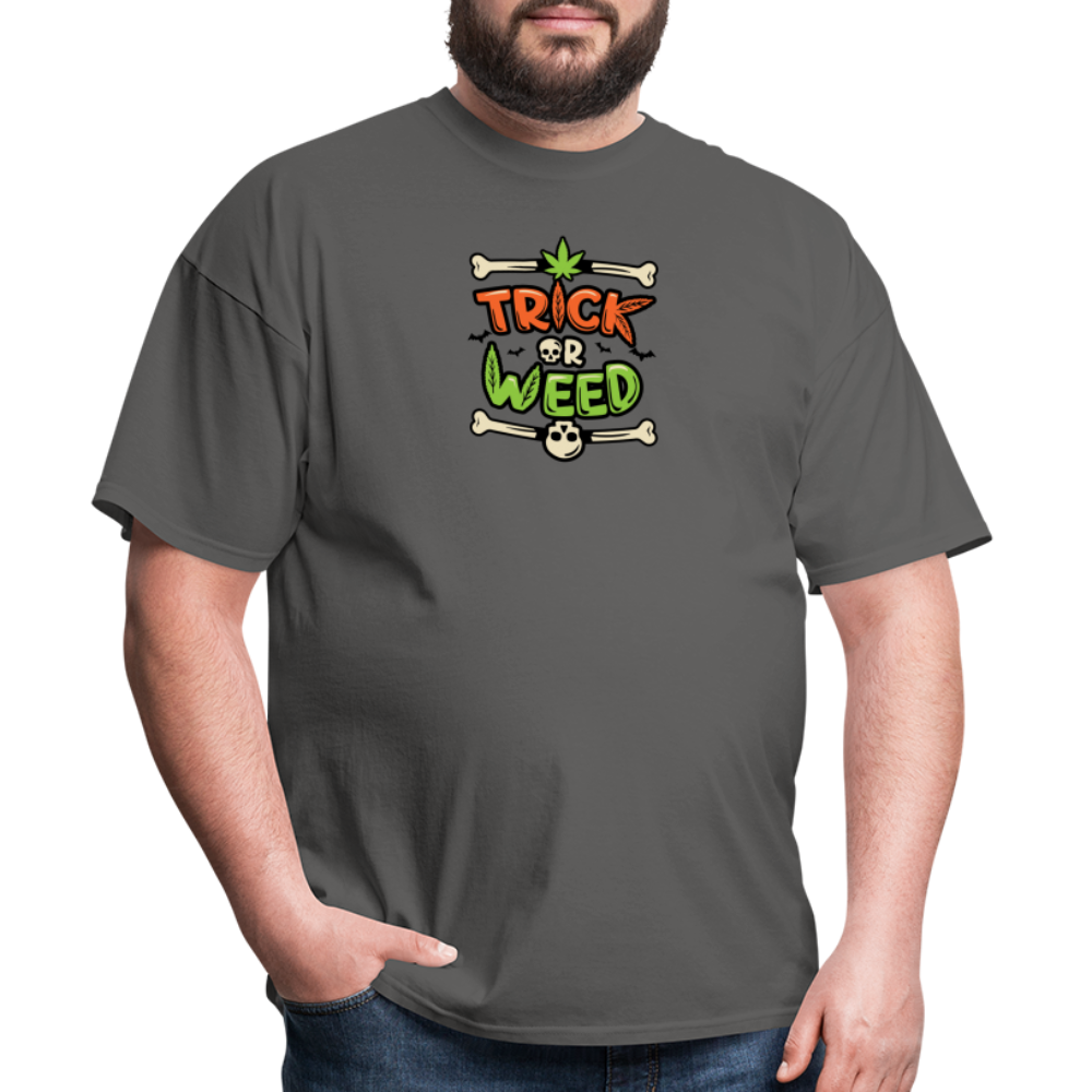 Trick or Weed Unisex Classic T-Shirt - charcoal