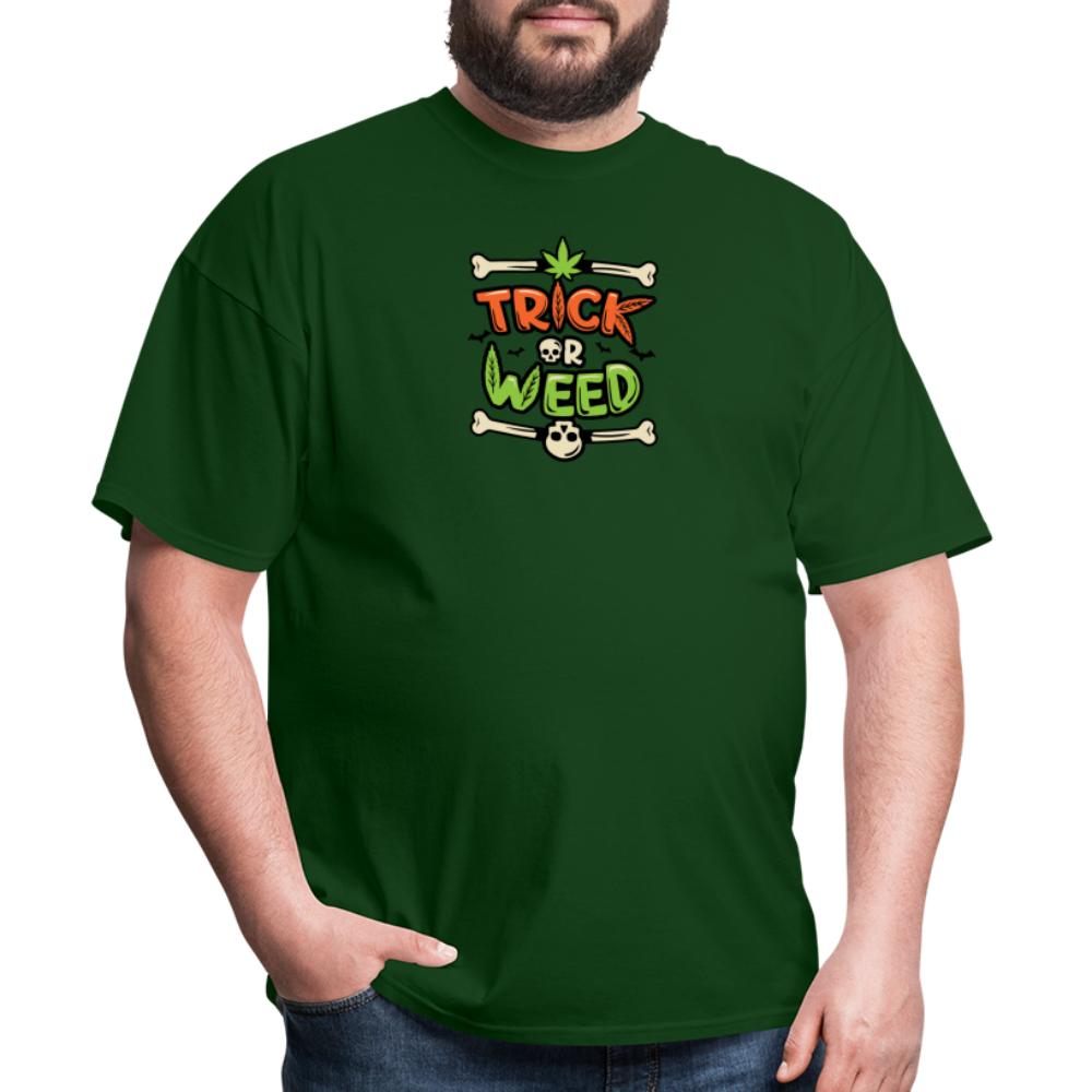 Trick or Weed Unisex Classic T-Shirt - forest green