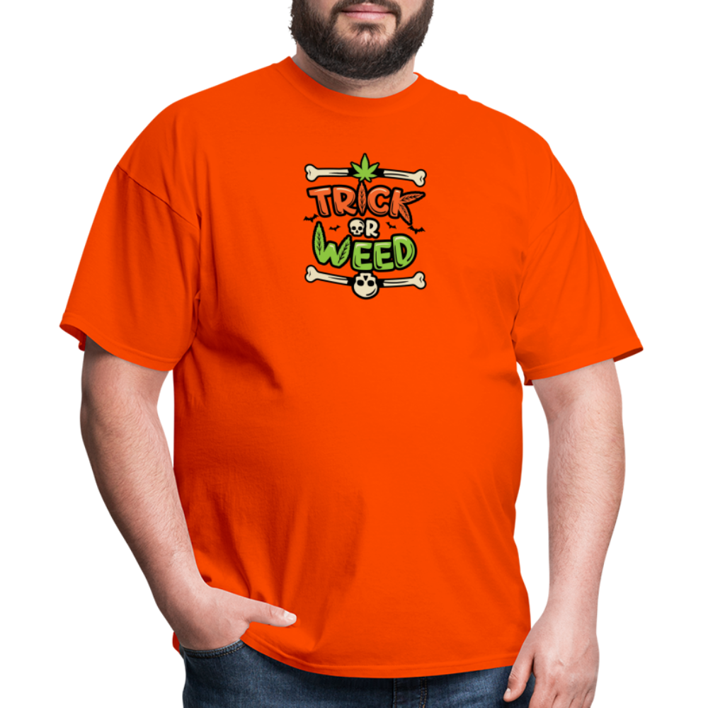 Trick or Weed Unisex Classic T-Shirt - orange