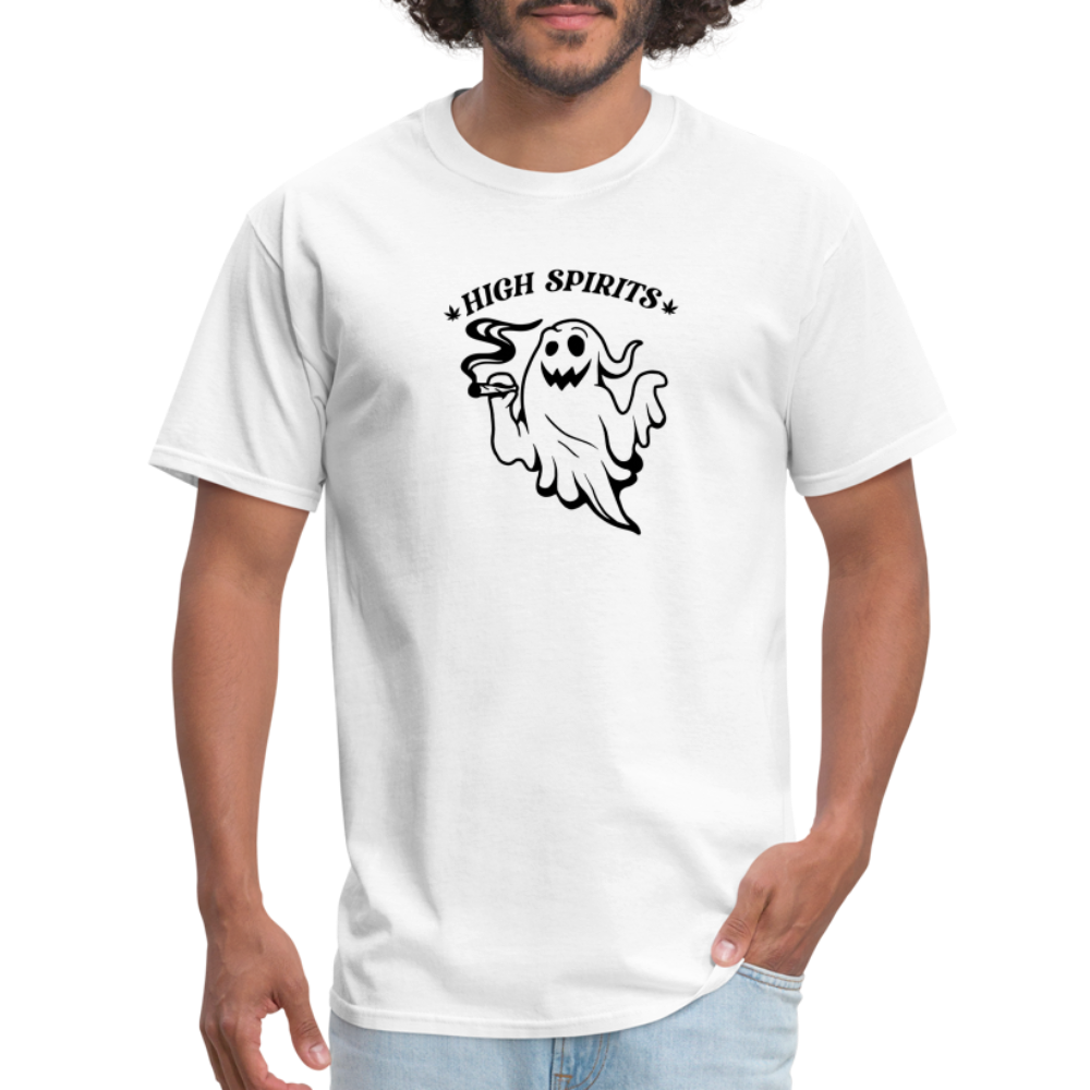 High Spirits Unisex Classic T-Shirt - white